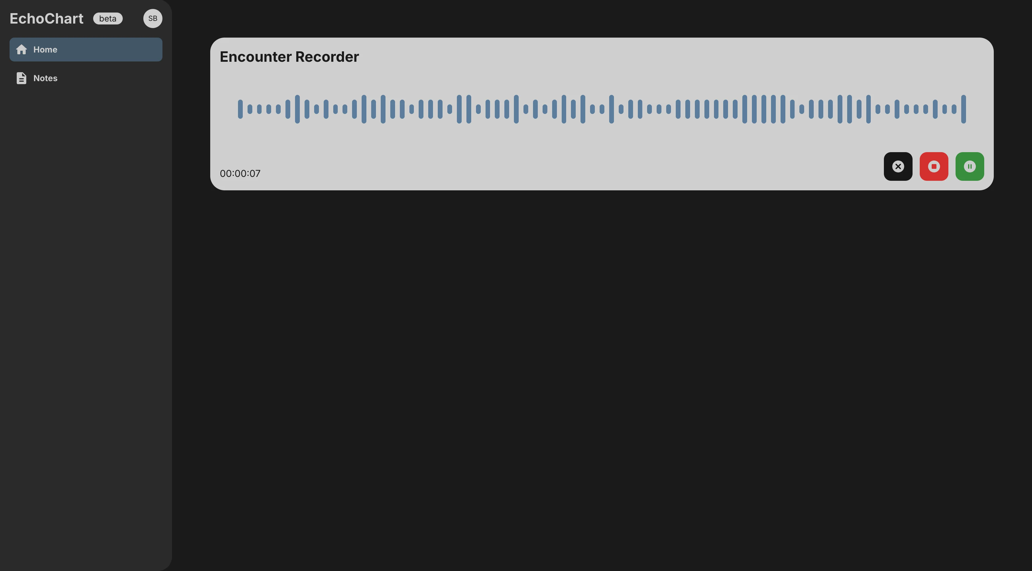 Recording in progress